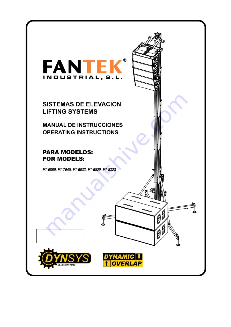 Fantek FT-5323 Operating Instructions Manual Download Page 1