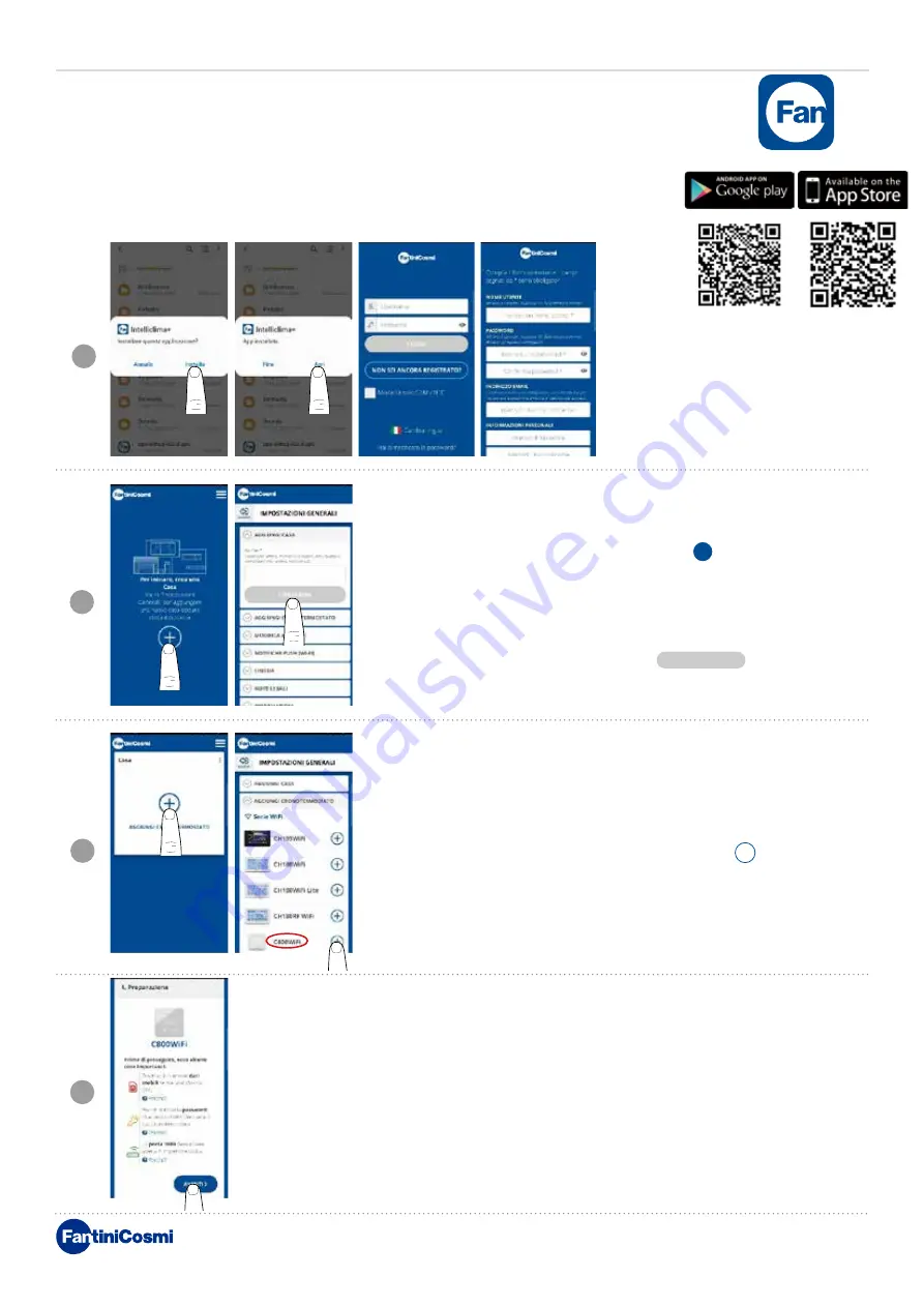 Fantini Cosmi C800WIFI Скачать руководство пользователя страница 22