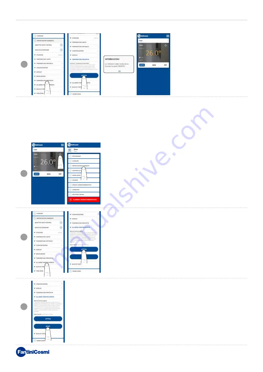 Fantini Cosmi C800WIFI Instructions For Use Manual Download Page 42