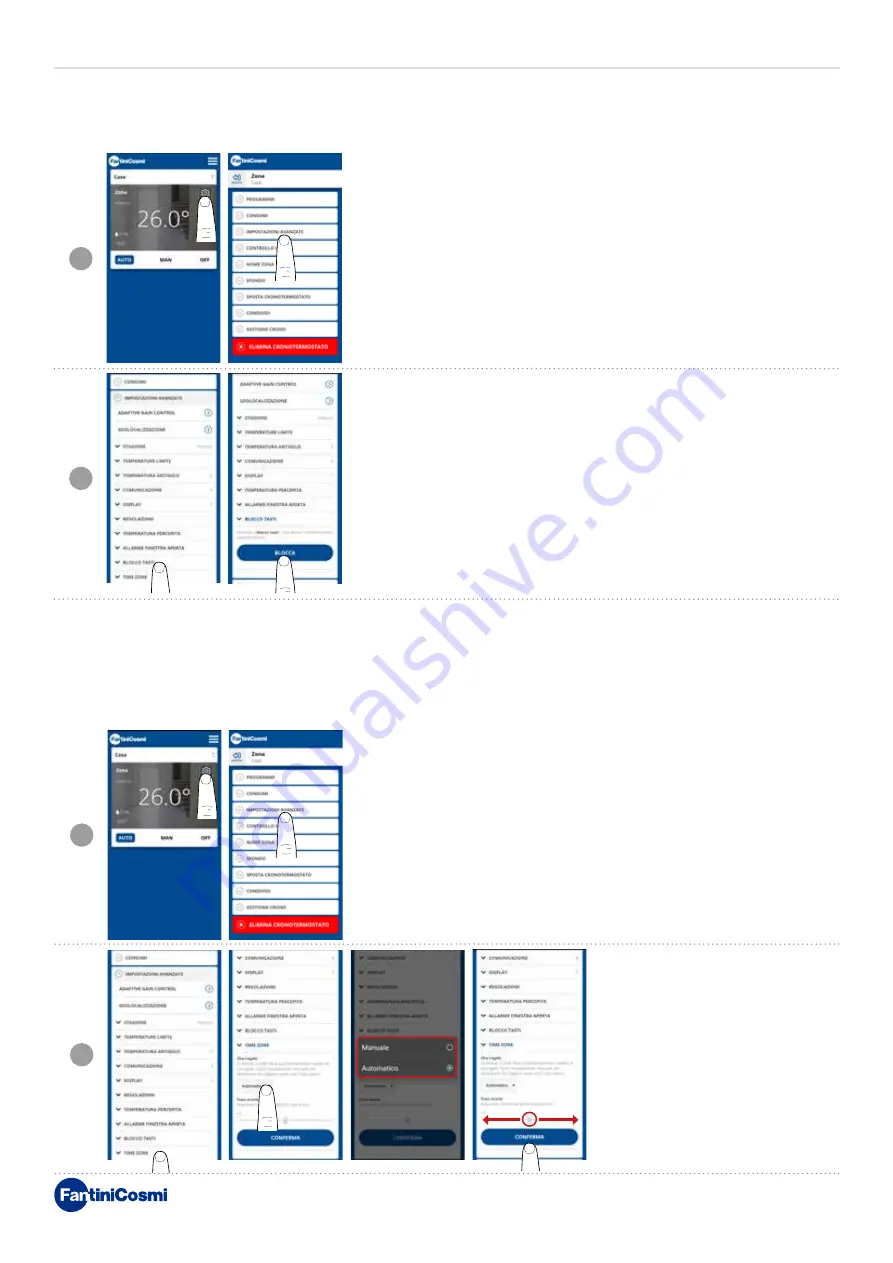 Fantini Cosmi C800WIFI Instructions For Use Manual Download Page 43