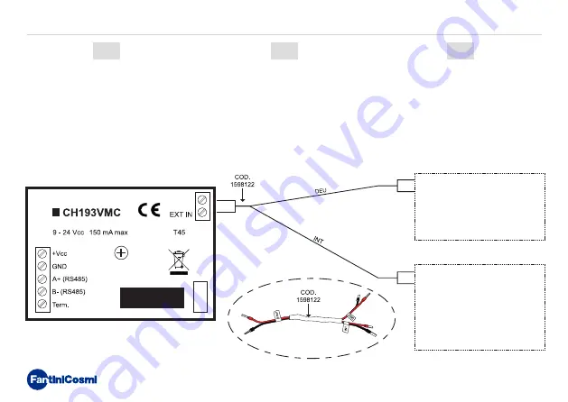 Fantini Cosmi CH193VMC Quick Manual Download Page 14