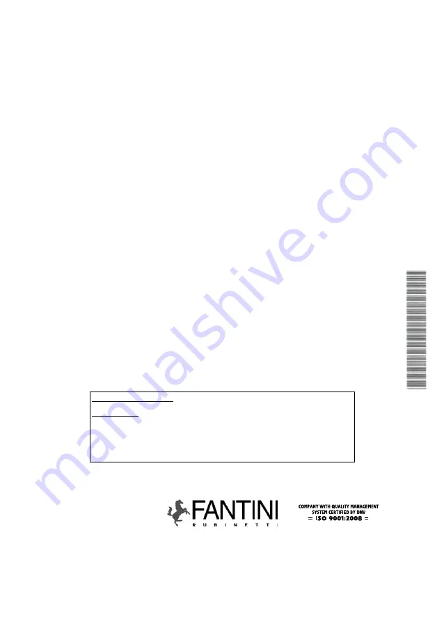 Fantini Rubinetti 8036A Instructions Manual Download Page 16