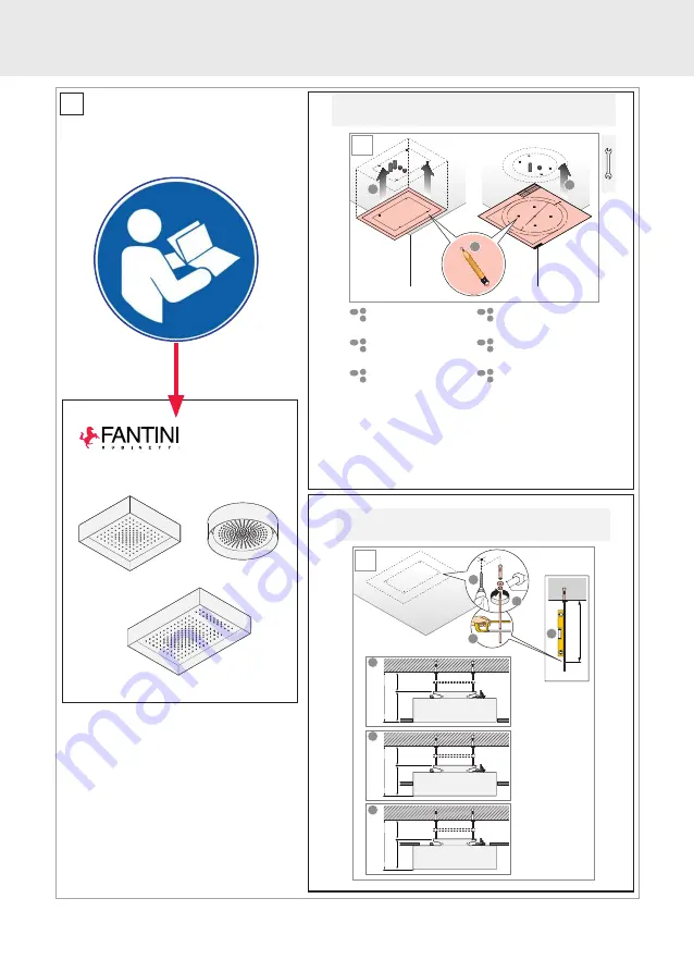 Fantini Rubinetti CUPOLINO HAMMAM 9100W098 Скачать руководство пользователя страница 3