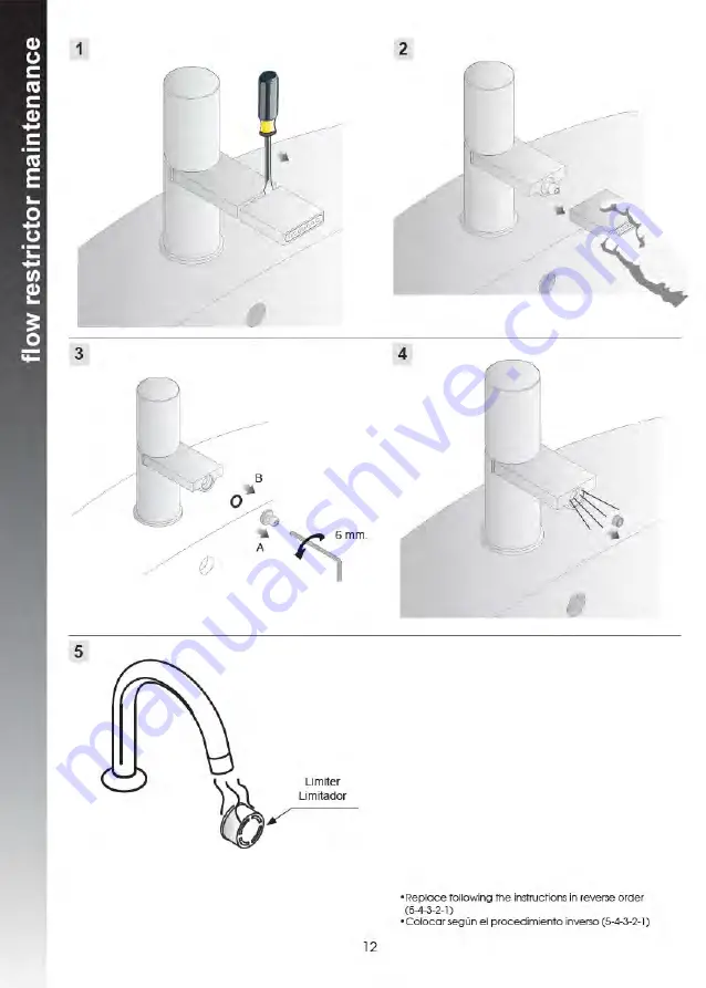 Fantini Rubinetti milano 3003U Instructions Manual Download Page 12