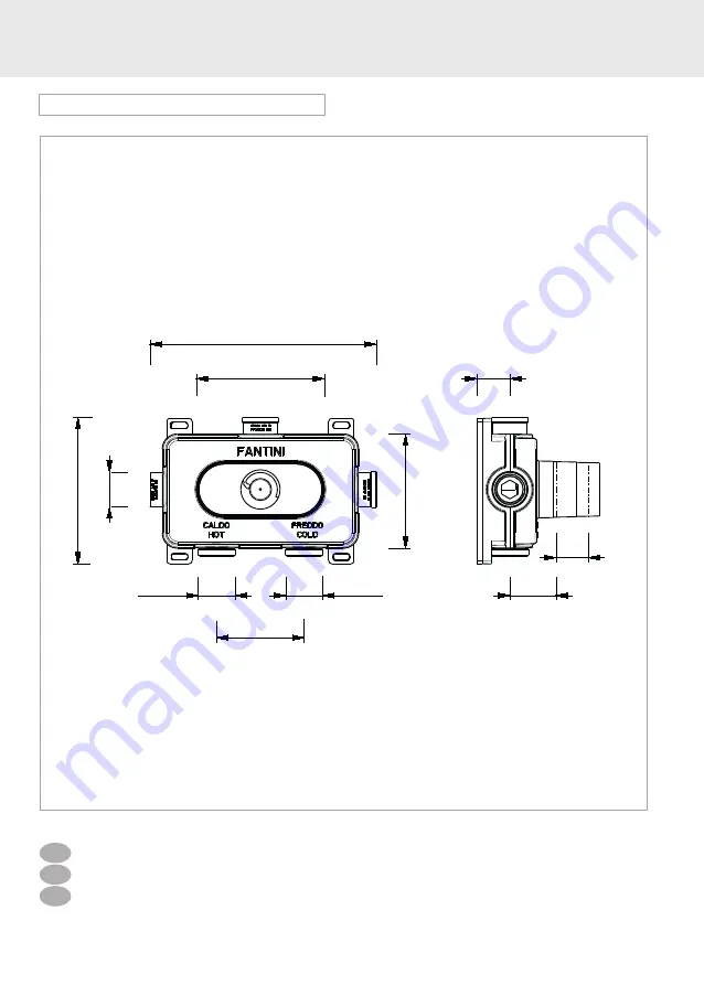 Fantini Rubinetti PARTI INCASSO D400AU Instructions Manual Download Page 4