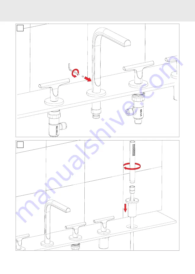 Fantini Rubinetti Sailing J065U Instructions Manual Download Page 11