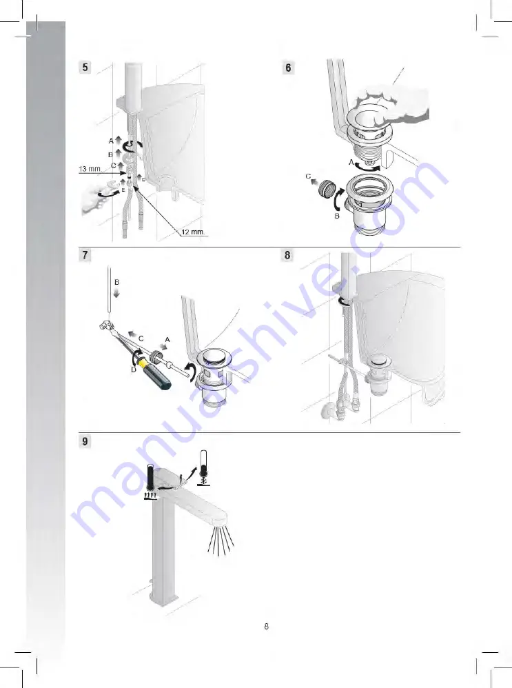 Fantini Mare 1004F Instructions Manual Download Page 8