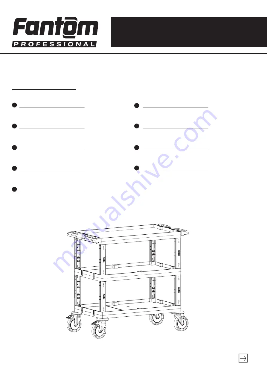 Fantom Professional PROCART 270 Assembly Manual Download Page 2