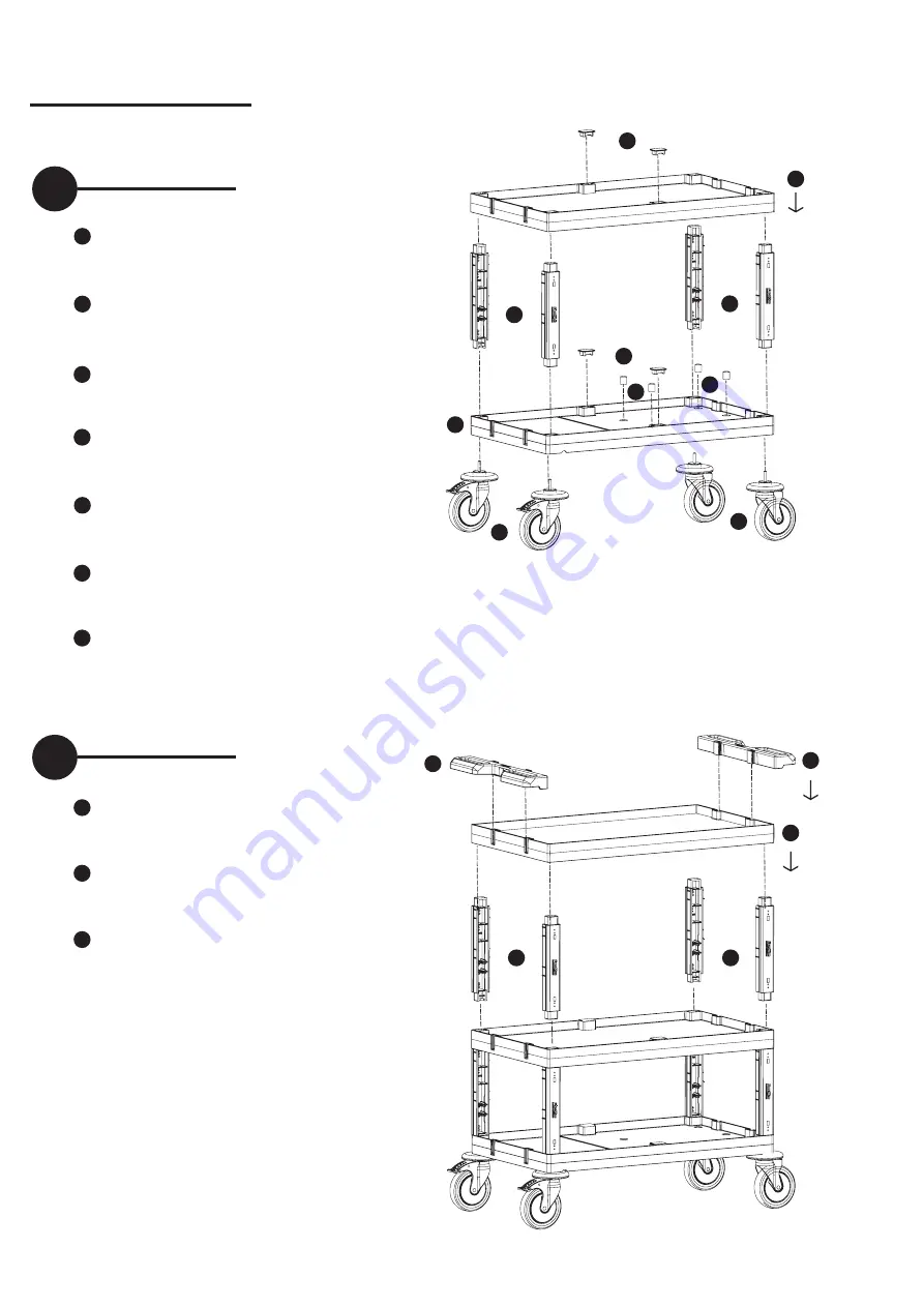 Fantom Professional PROCART 270 Assembly Manual Download Page 3