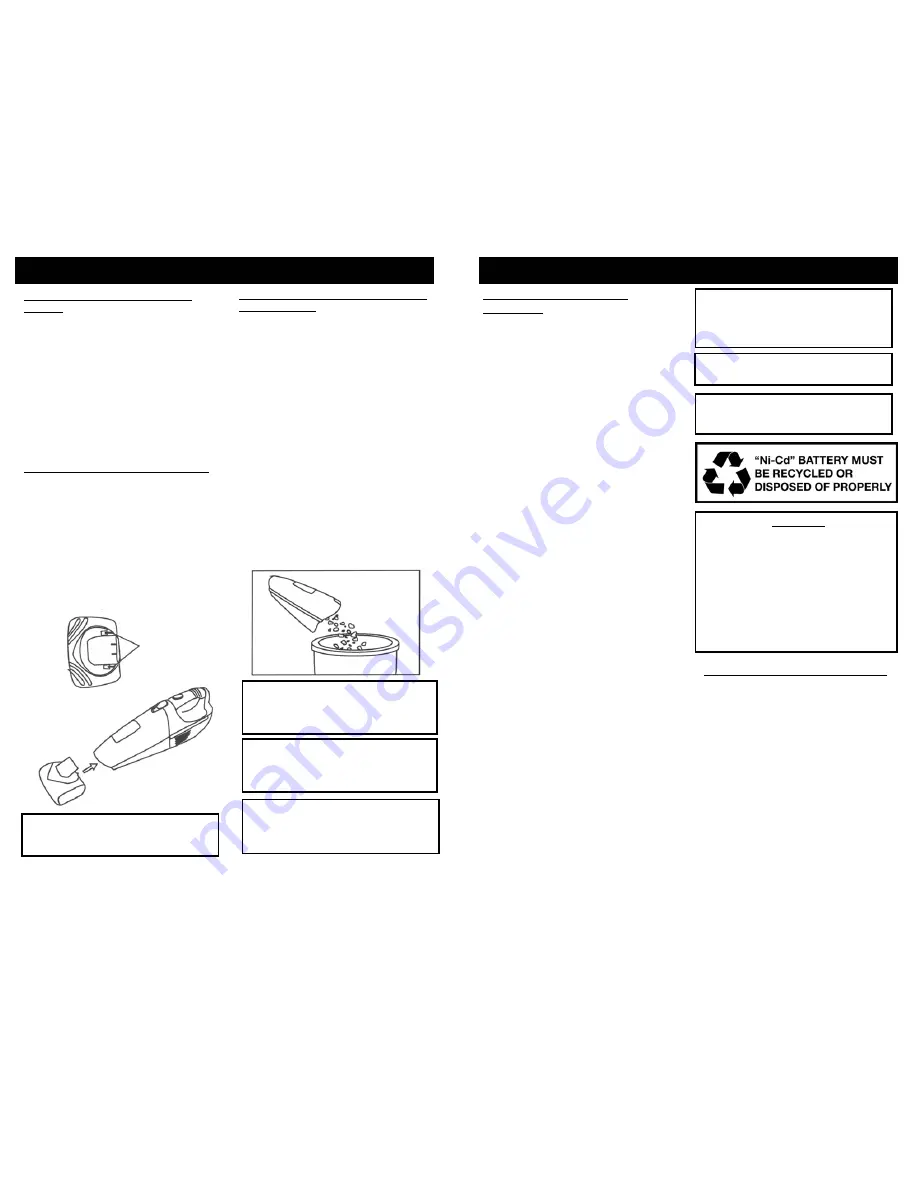 Fantom 14.4 V DC Owner'S Manual Download Page 7