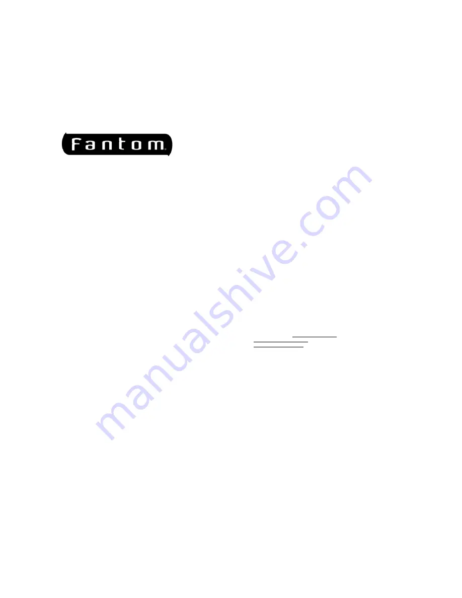 Fantom 14.4 V DC Owner'S Manual Download Page 10