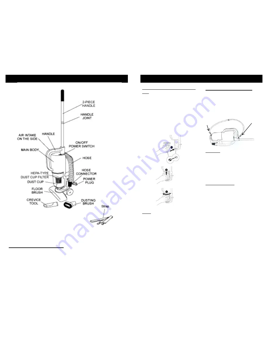 Fantom BAGLESS STICK VAC FS800 Owner'S Manual Download Page 4