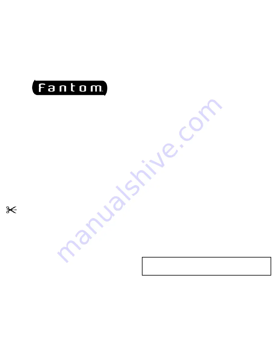 Fantom FM732C Скачать руководство пользователя страница 12