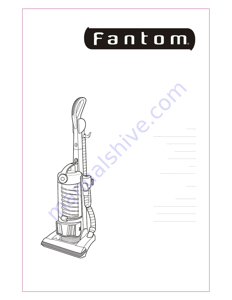 Fantom FM742CS Скачать руководство пользователя страница 1