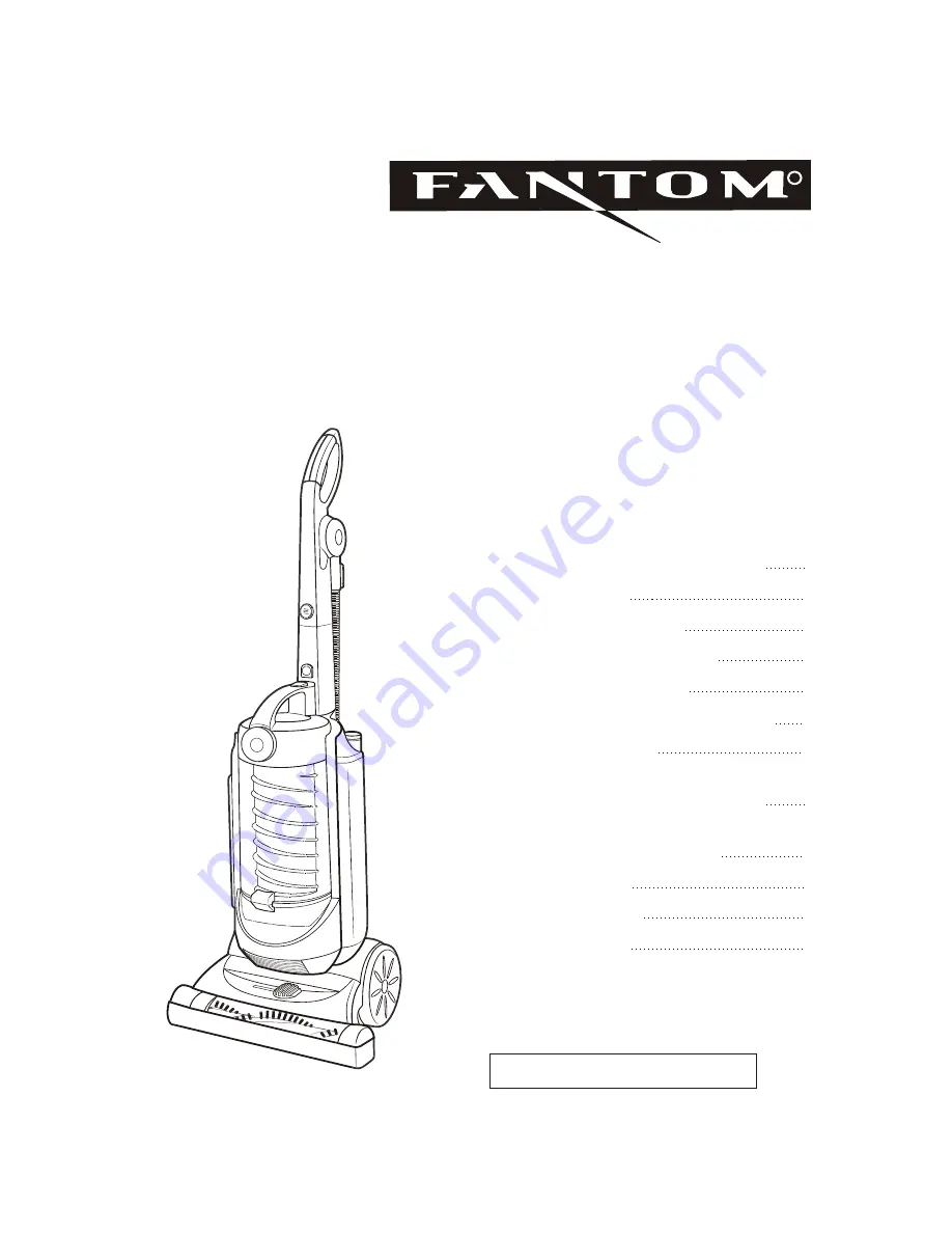 Fantom FM780 Instruction Manual Download Page 1