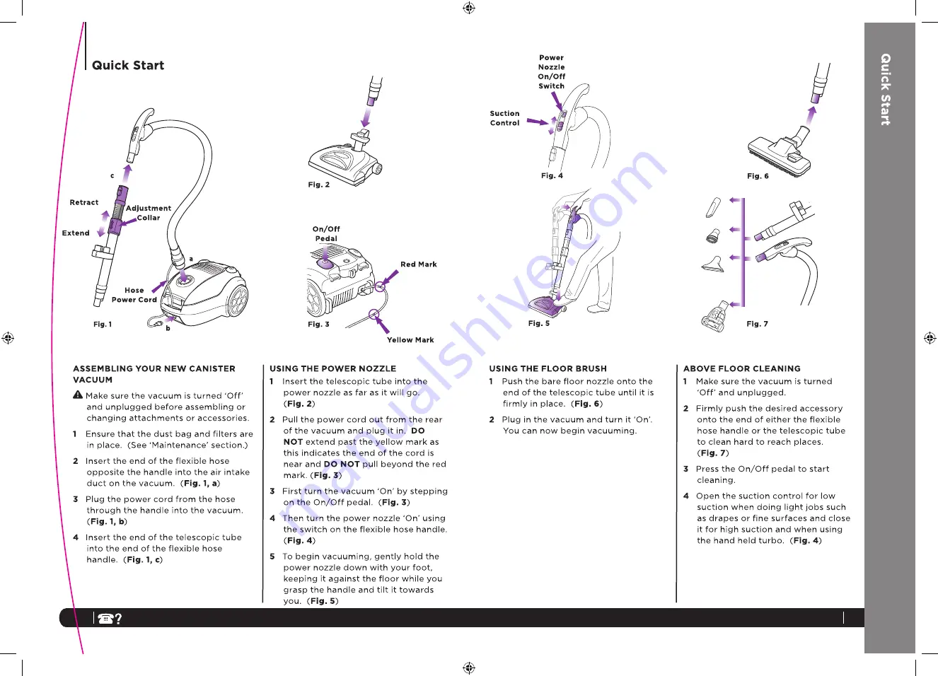 Fantom POWER PET BAGGED CANISTER FM765MC 31 User Manual Download Page 3