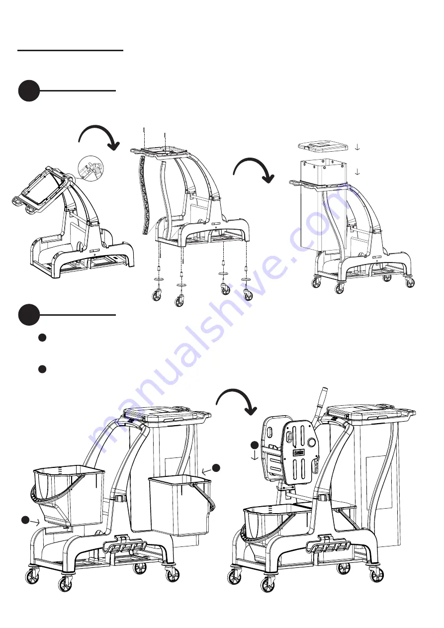 Fantom PROCART JET 710S Assembly Manual Download Page 34