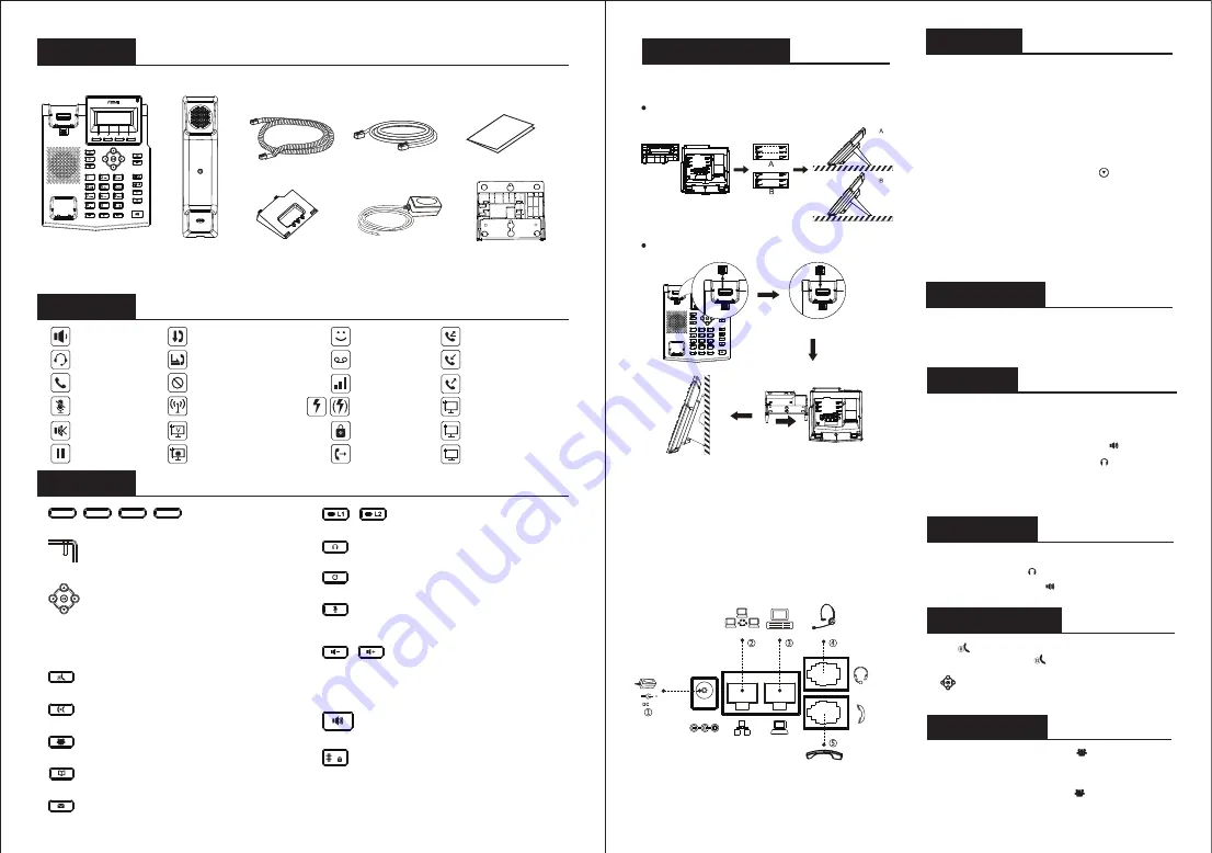 Fanvil X1SG Quick Installation Manual Download Page 2