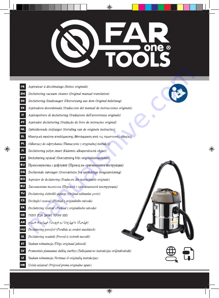 Far Tools PLASTER 20 Original Manual Translation Download Page 1