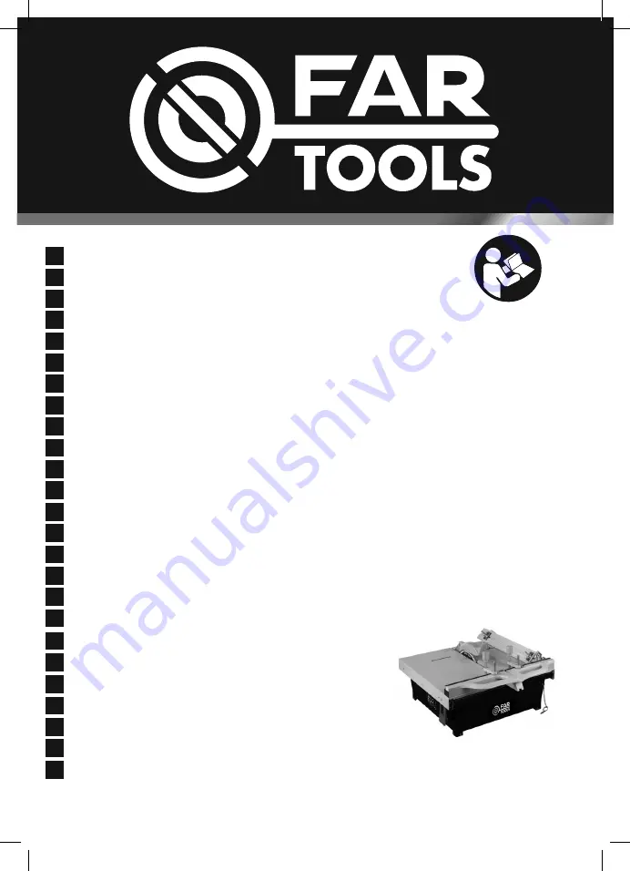 Far Tools TCS 200 Original Manual Translation Download Page 1