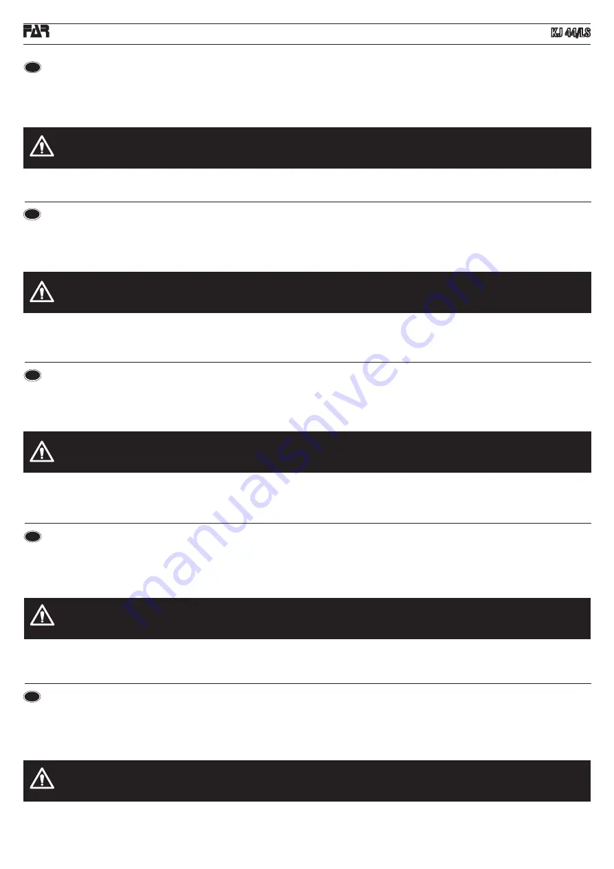 FAR KJ 44/LS Скачать руководство пользователя страница 24