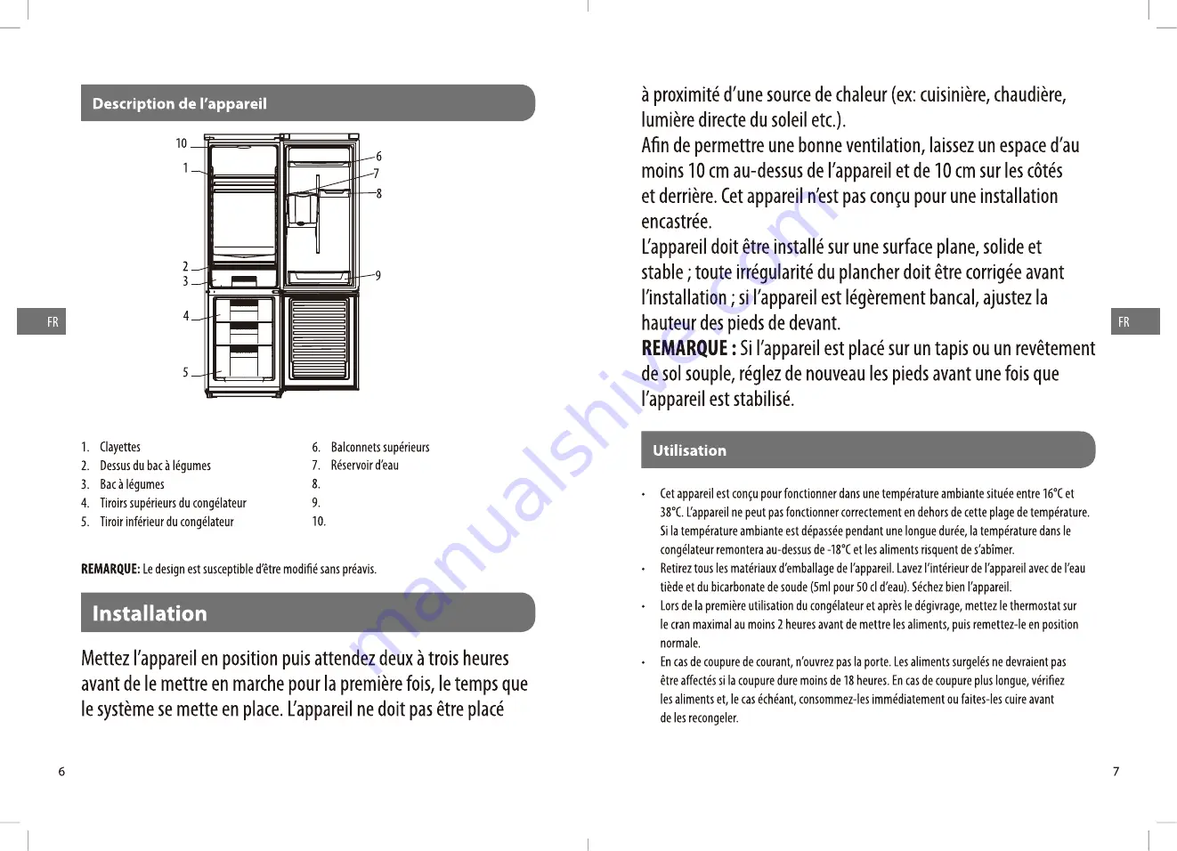 FAR R2248WDBK Скачать руководство пользователя страница 5