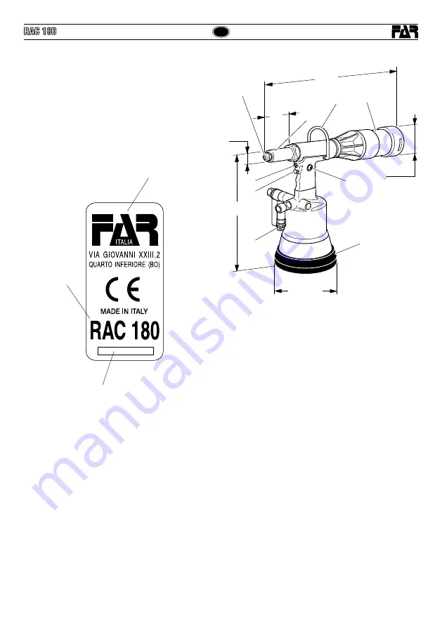 FAR RAC 180 Original Instructions Manual Download Page 23