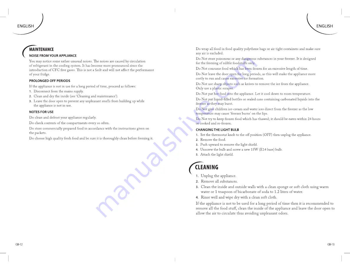 FAR RT2016S/1 Instruction Manual Download Page 16