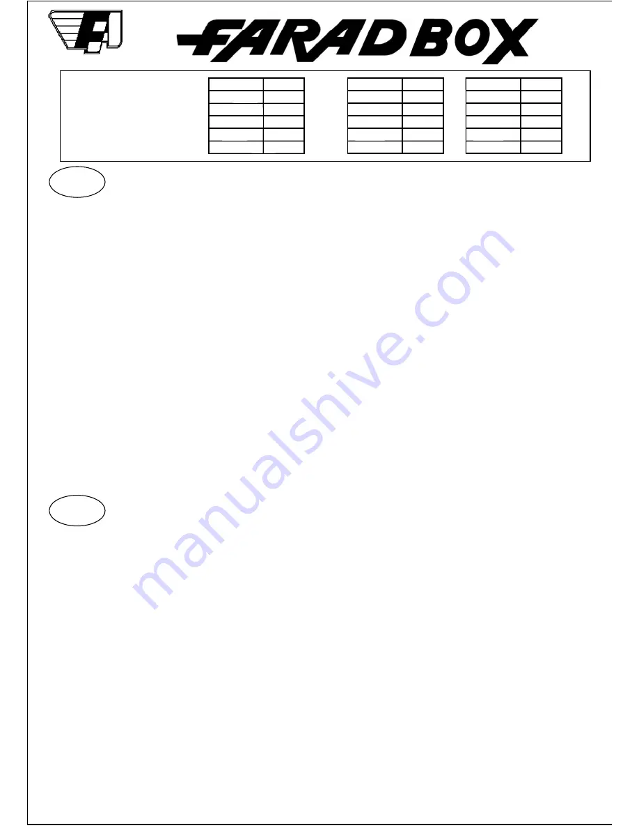 Farad N1 Instructions Manual Download Page 1