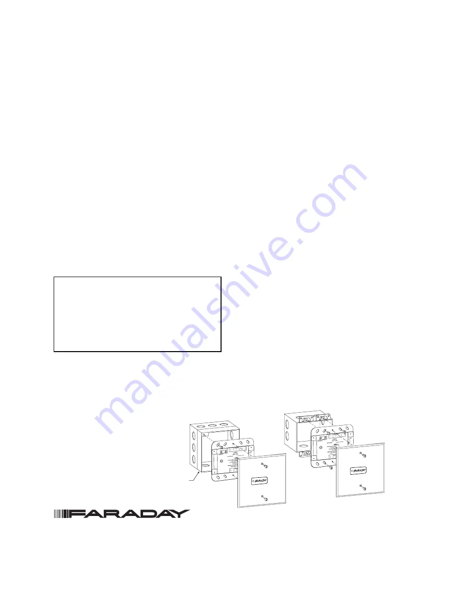 Faraday 8706 Installation Instructions And Wiring Download Page 1