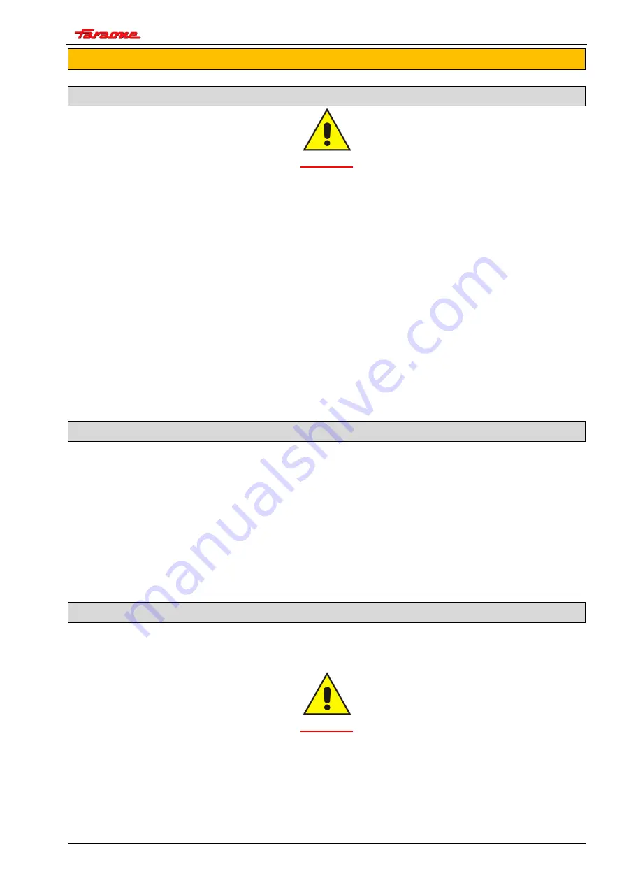 Faraone ELEVAH 40 B PICKING Use And Maintenance Instructions Download Page 22