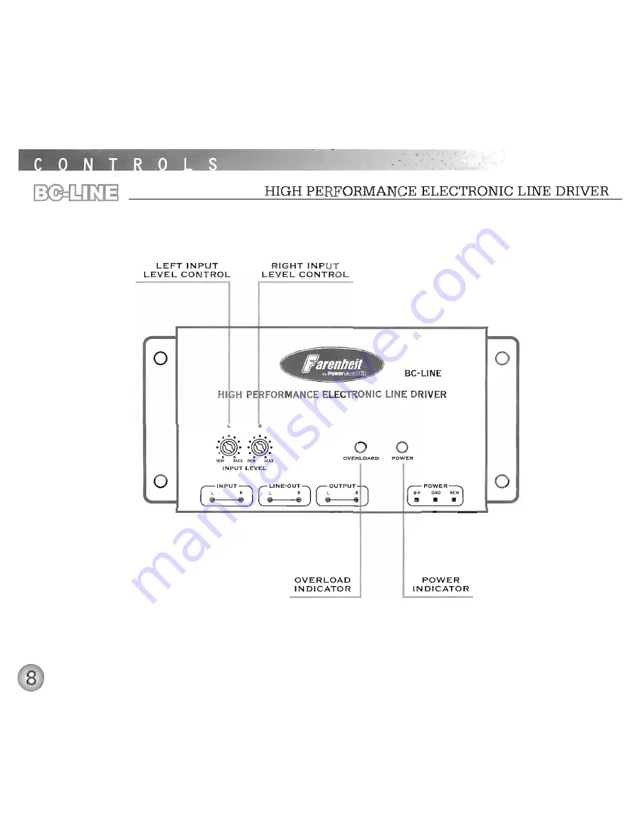 Farenheit BC-2X Operating Instructions Manual Download Page 9