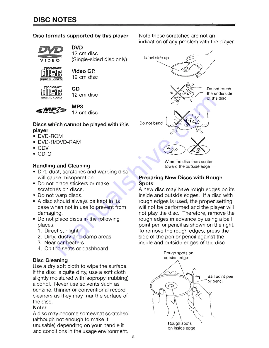 Farenheit DVD 35 Owner'S Manual Download Page 5