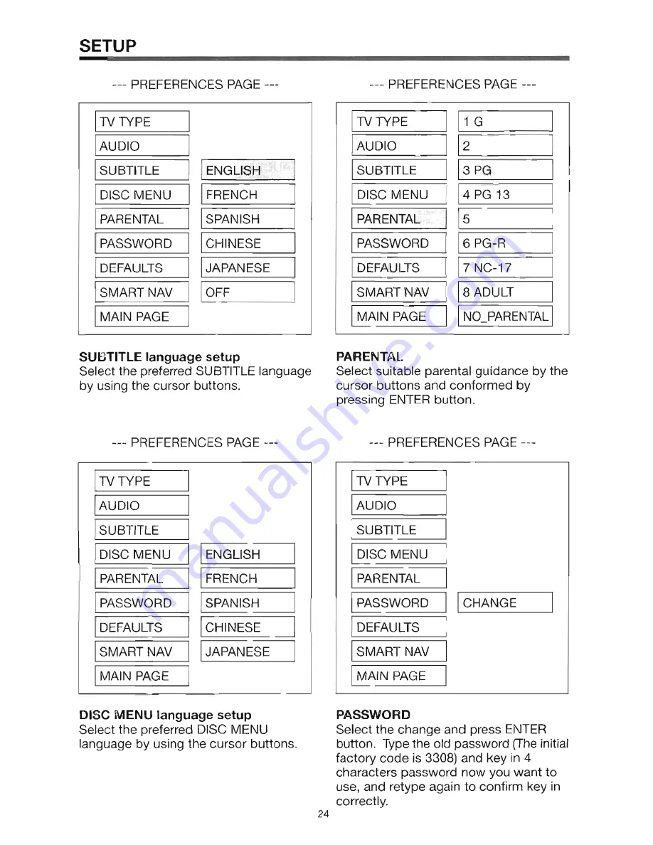 Farenheit DVD 35 Owner'S Manual Download Page 26