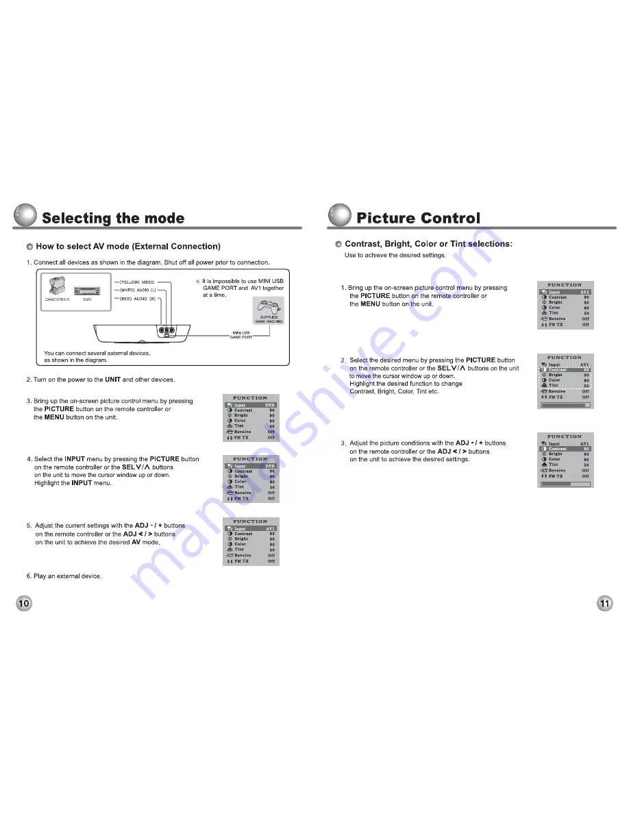 Farenheit MD-830CM Owner'S Manual Download Page 6