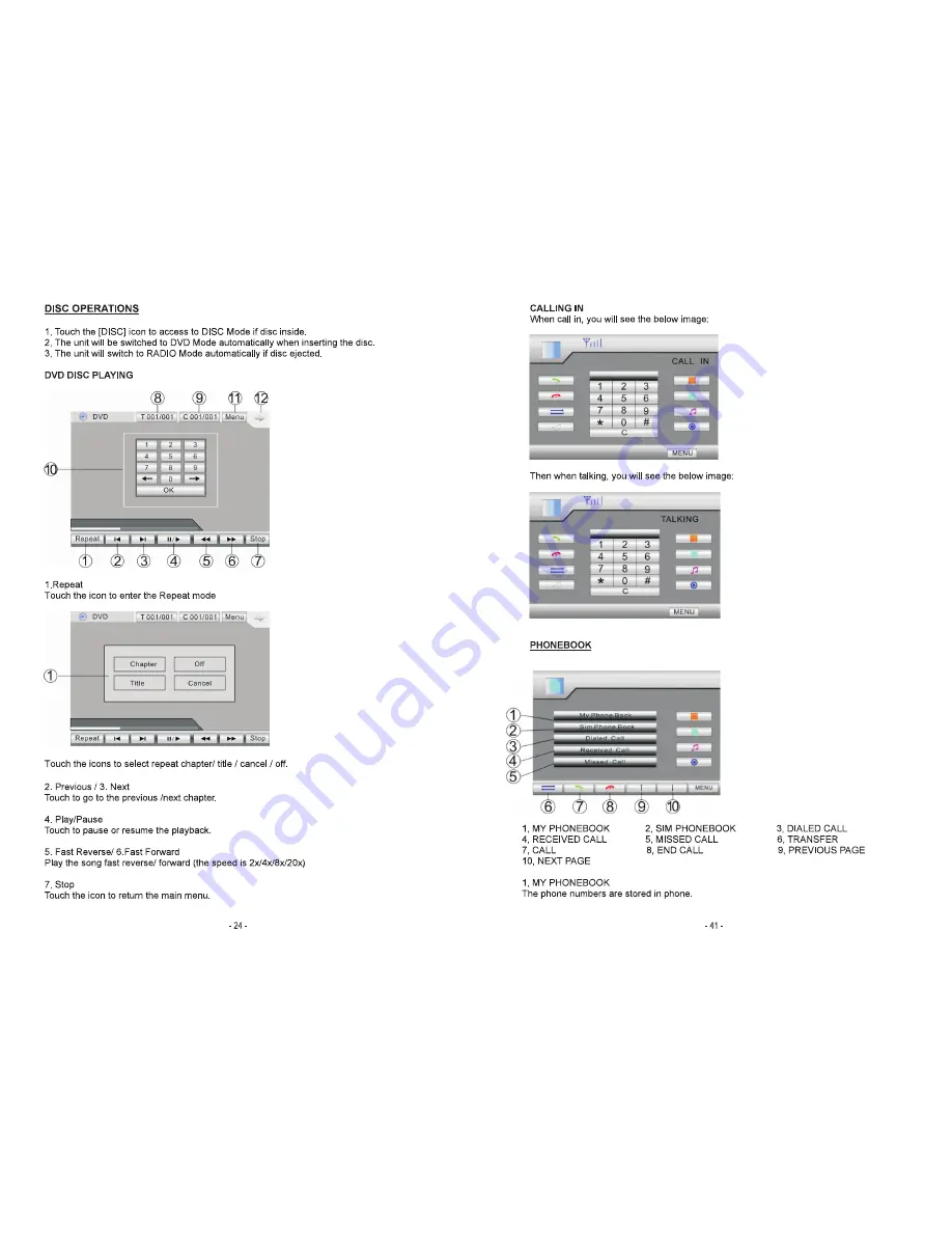 Farenheit PTID-7000 Owner'S Manual Download Page 26