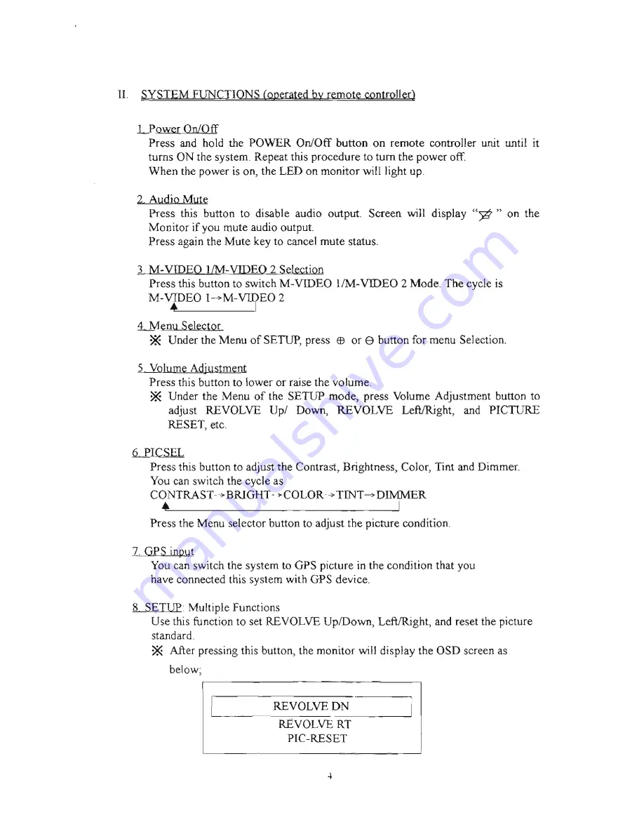 Farenheit T6801RS Operation / Owner'S Manual Download Page 5