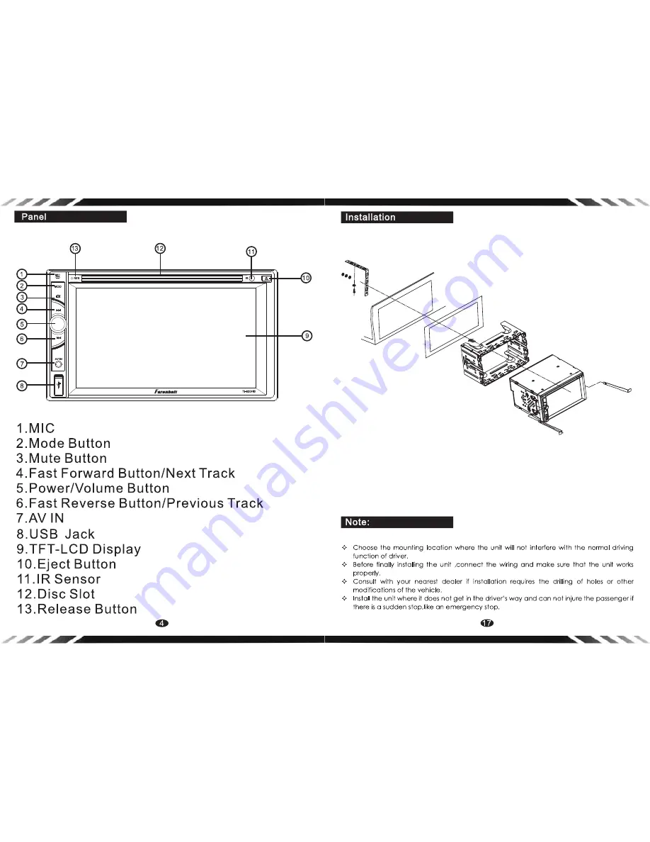 Farenheit TI-620HB Manual Download Page 4