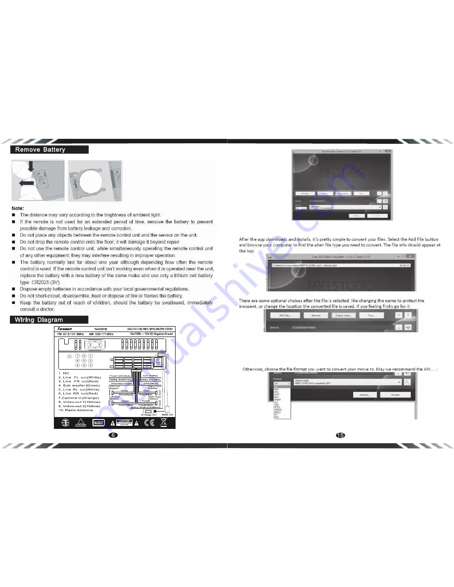 Farenheit TI-620HB Manual Download Page 6