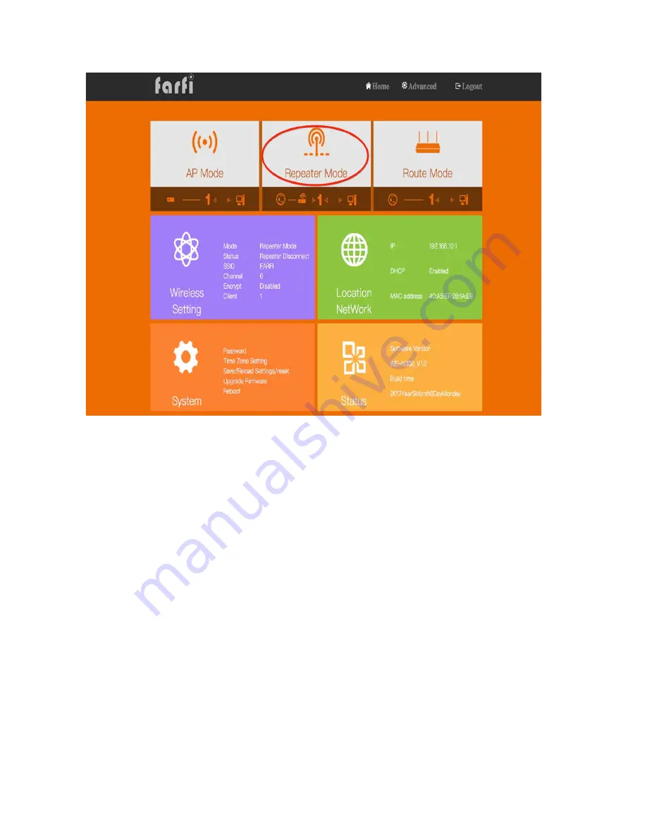 Farfi WE-AC750 User Manual Download Page 9