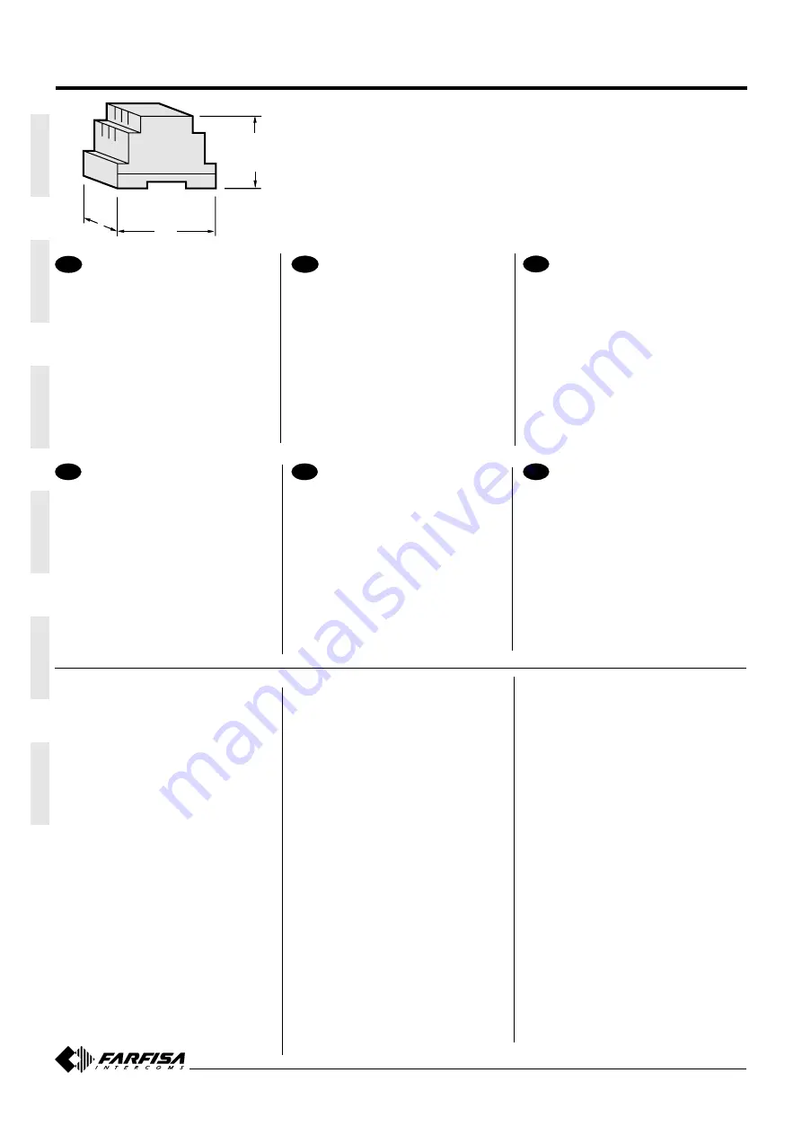 FARFISA INTERCOMS AGORA AG42CDUO Manual Download Page 10