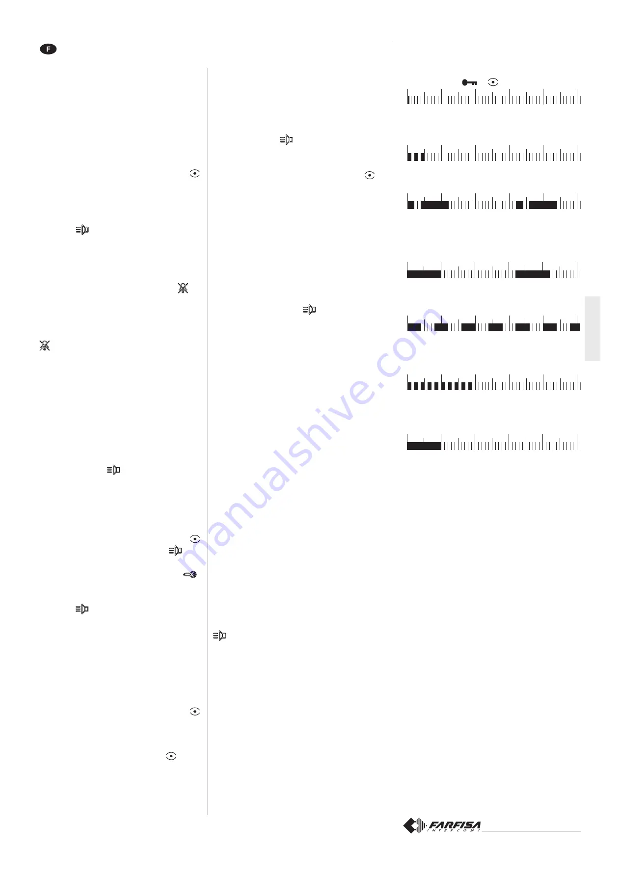 FARFISA INTERCOMS AGORA EH9262AGCW Manual Download Page 23