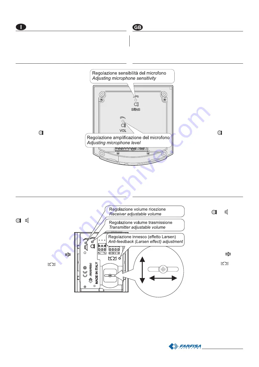 FARFISA INTERCOMS myLogic - Profilo ML2062PLC Скачать руководство пользователя страница 19