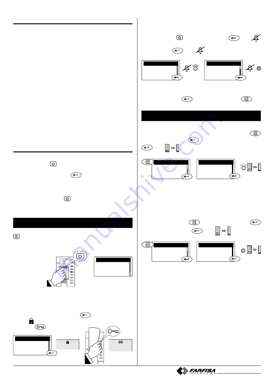 FARFISA INTERCOMS PDX 2000 Manual Download Page 9