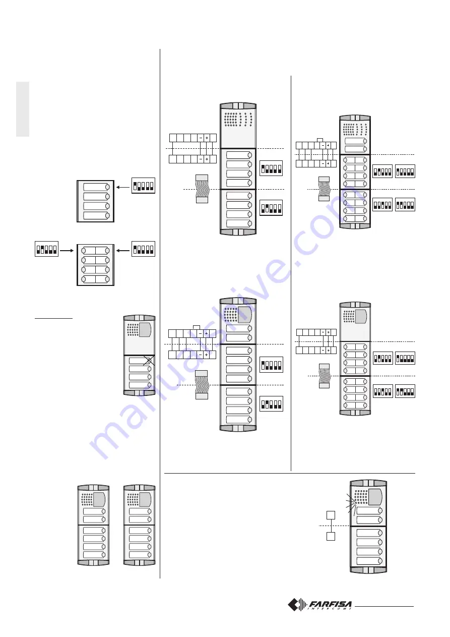 FARFISA INTERCOMS Profilo CD6134PL Скачать руководство пользователя страница 8