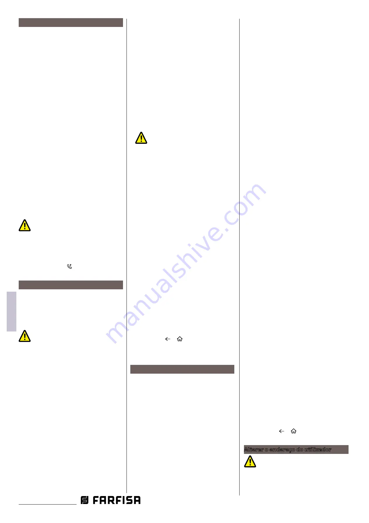 Farfisa 1SEPG+ Manual Download Page 30