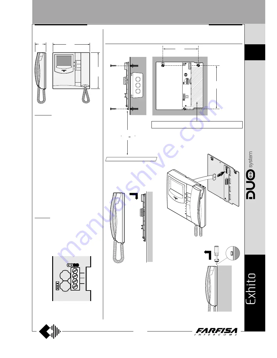 Farfisa AD2121CAG series Technical Manual Download Page 41