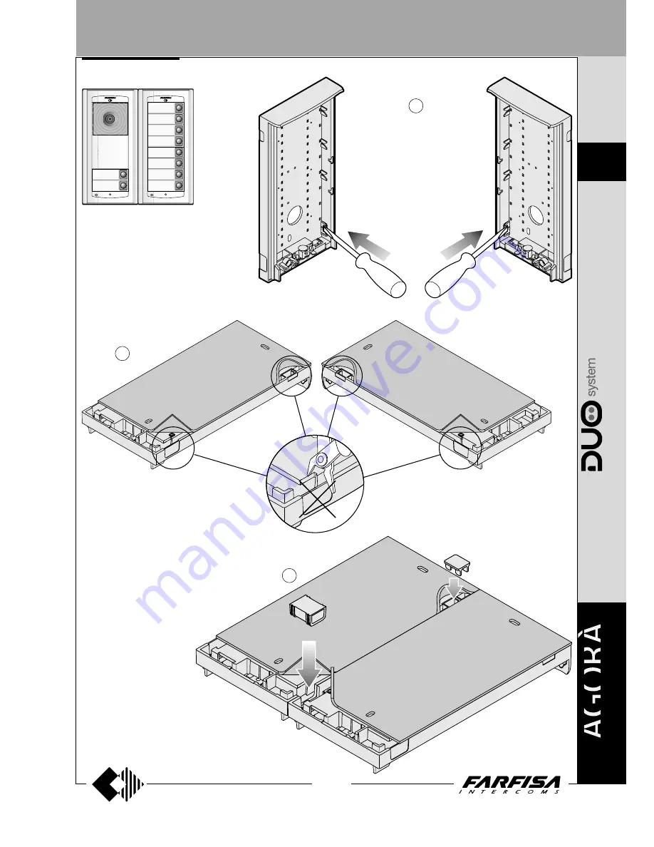 Farfisa AD2121CAG series Technical Manual Download Page 71