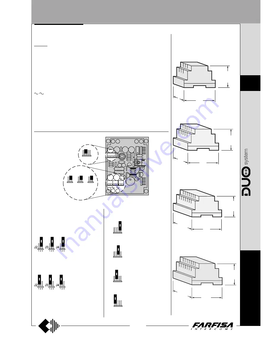 Farfisa AD2121CAG series Technical Manual Download Page 115