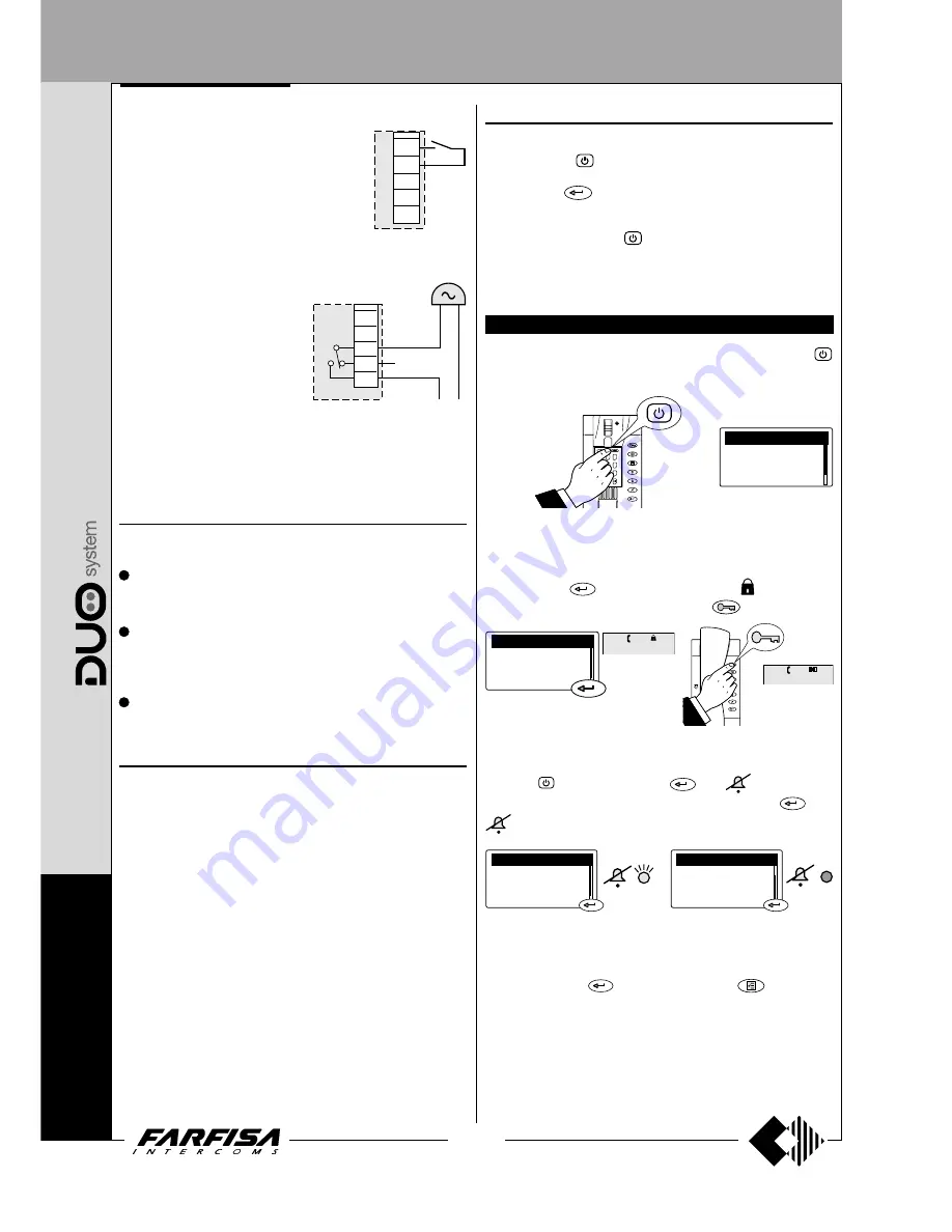 Farfisa AD2121CAG series Technical Manual Download Page 142